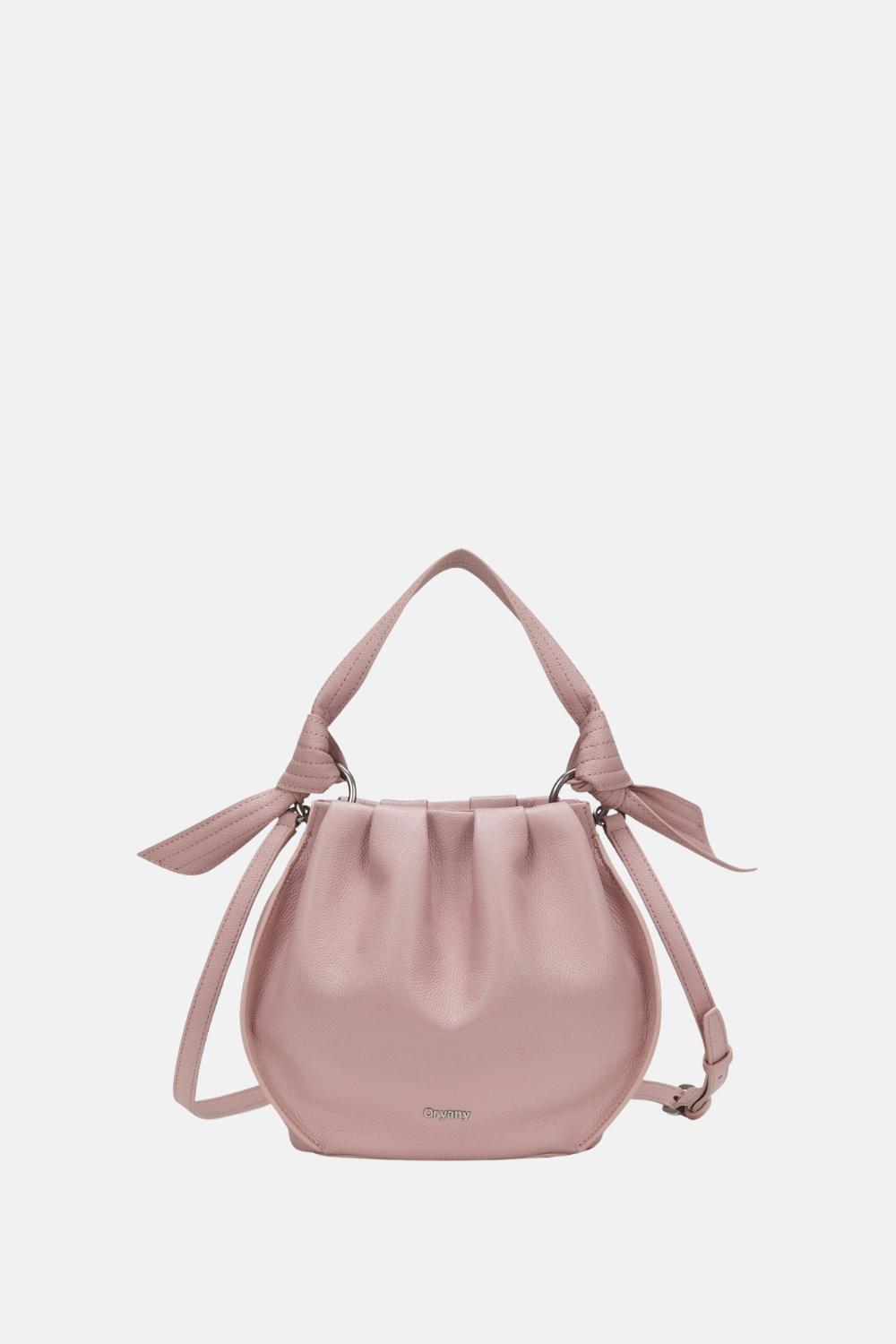 oryany Oryany - Selena Bucket Bag - Medium Crossbody - Vintage Pink Leather