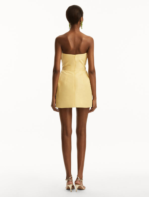 Oscar De La Renta Bow-Detailed Faille Cocktail Dress