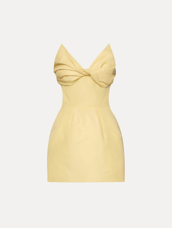 oscar de la renta Bow-Detailed Faille Cocktail Dress
