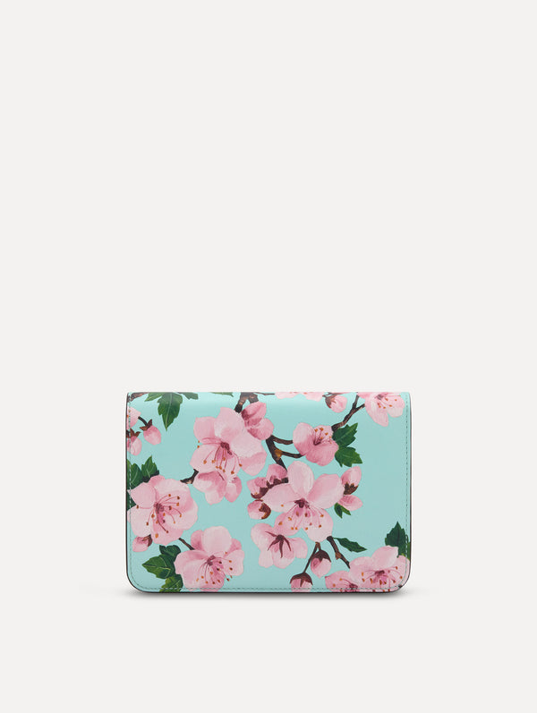 Oscar De La Renta Cherry Blossom Printed O Pochette