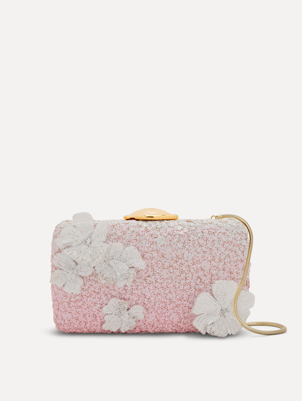 oscar de la renta Cherry Blossom Sequin O Minaudière
