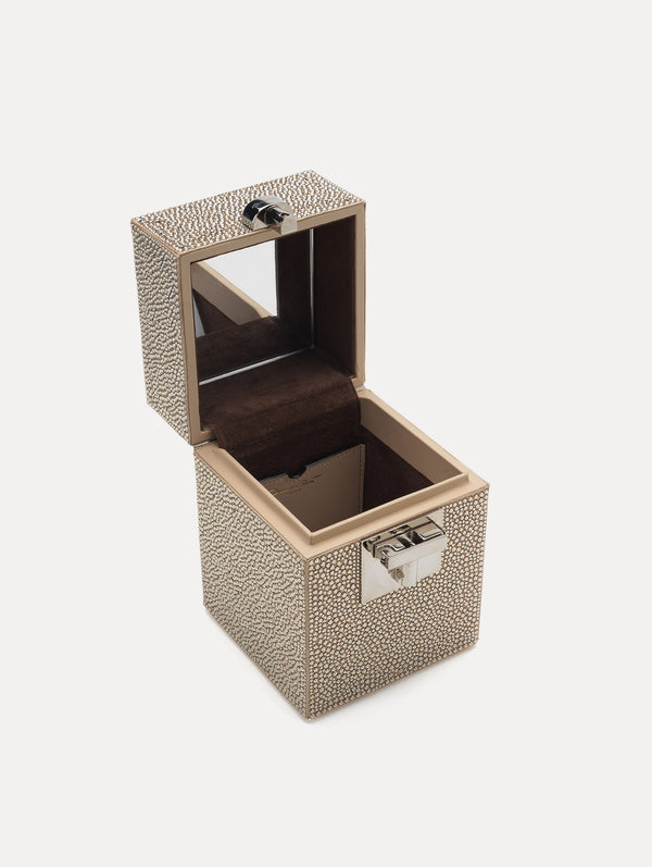 Oscar De La Renta Crystal Pavé Alibi Top Handle Bag