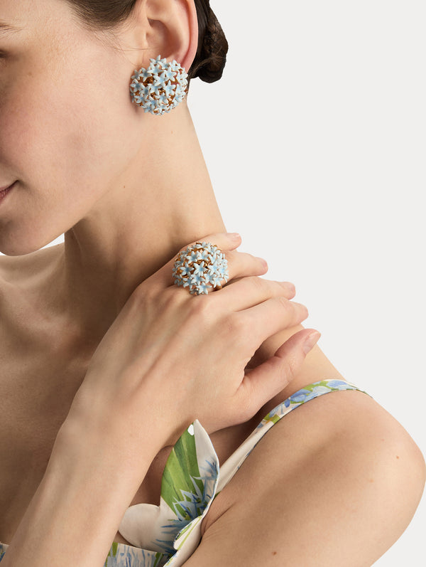 Oscar De La Renta Allium Pompom Ring