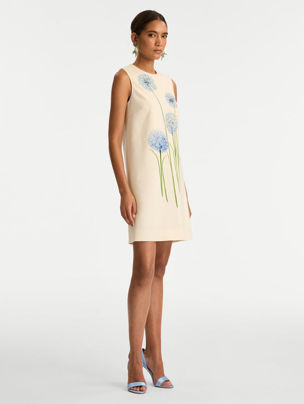 Oscar De La Renta Allium Wool Shift Dress