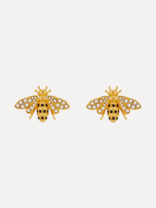 oscar de la renta Bee Clip-On Earrings