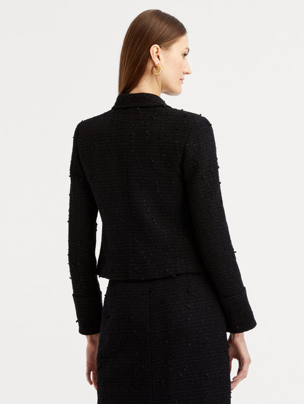 Oscar De La Renta Boucle Tweed Jacket