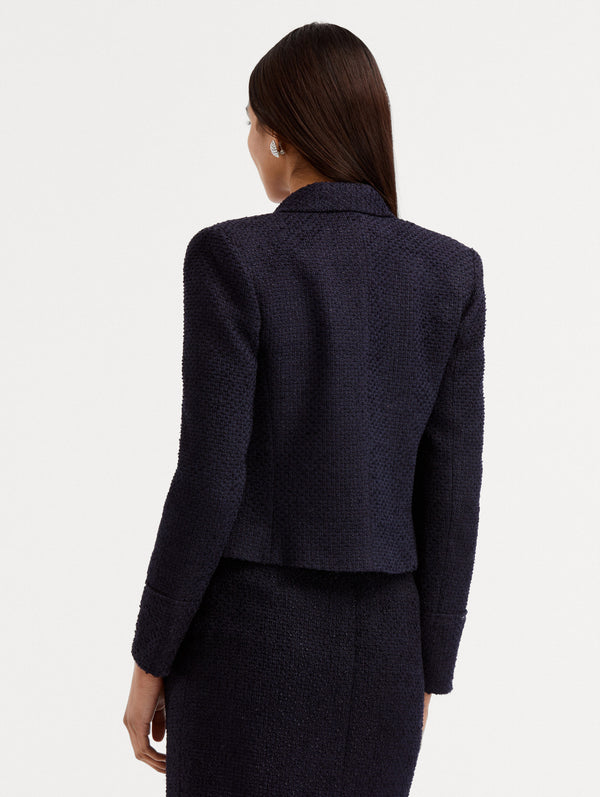 Oscar De La Renta Boucle Tweed Jacket