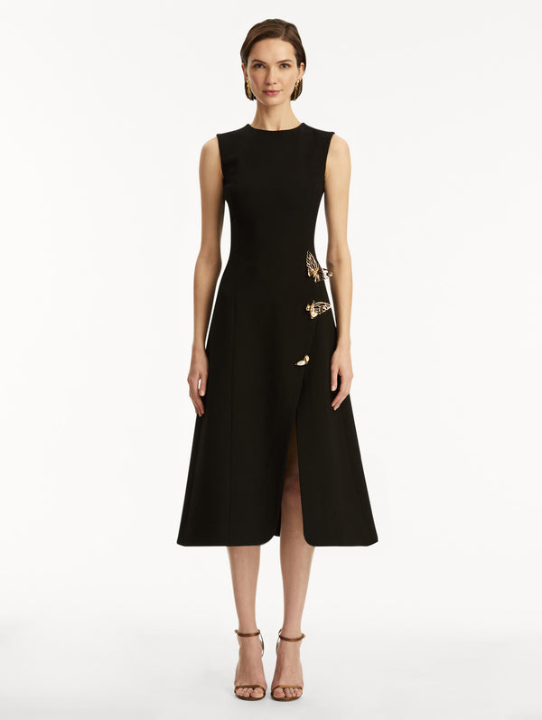 Oscar De La Renta Butterfly-Detailed Dress