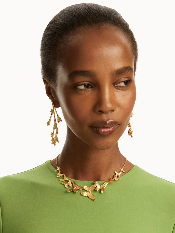 Oscar De La Renta Butterfly Necklace
