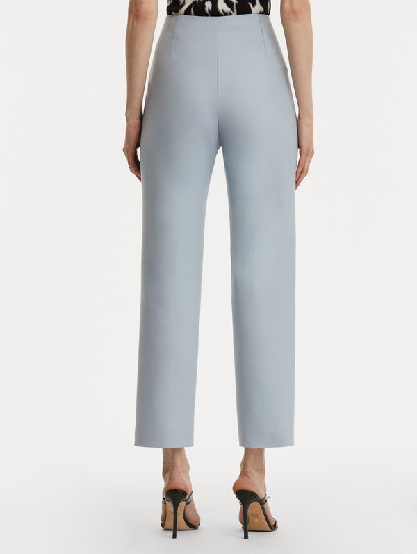 Oscar De La Renta Button-Detailed Wool Pant