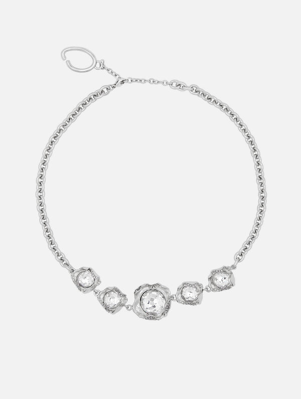 oscar de la renta Crystal Nest Necklace