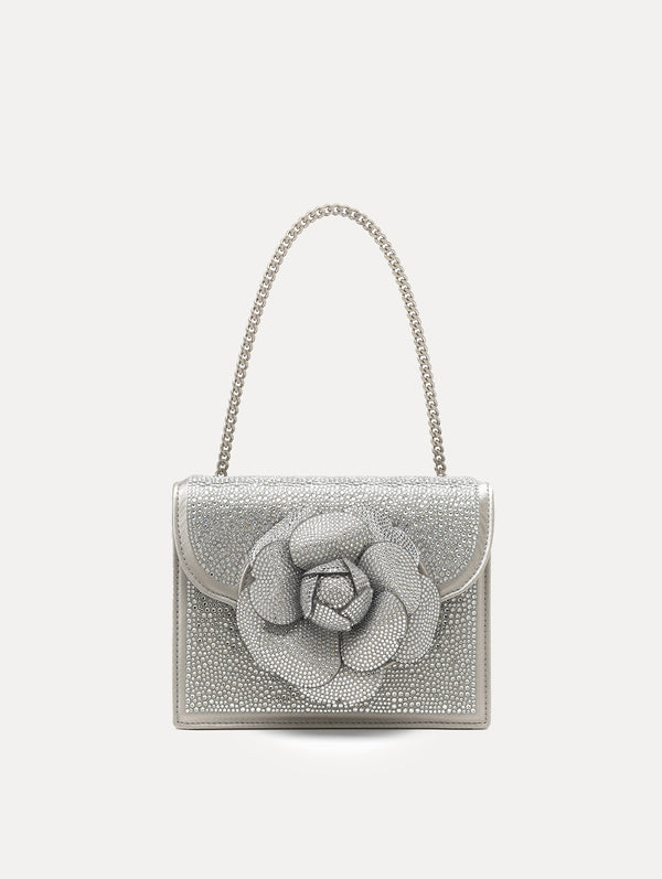 Oscar De La Renta Crystal Pavé Mini TRO Bag