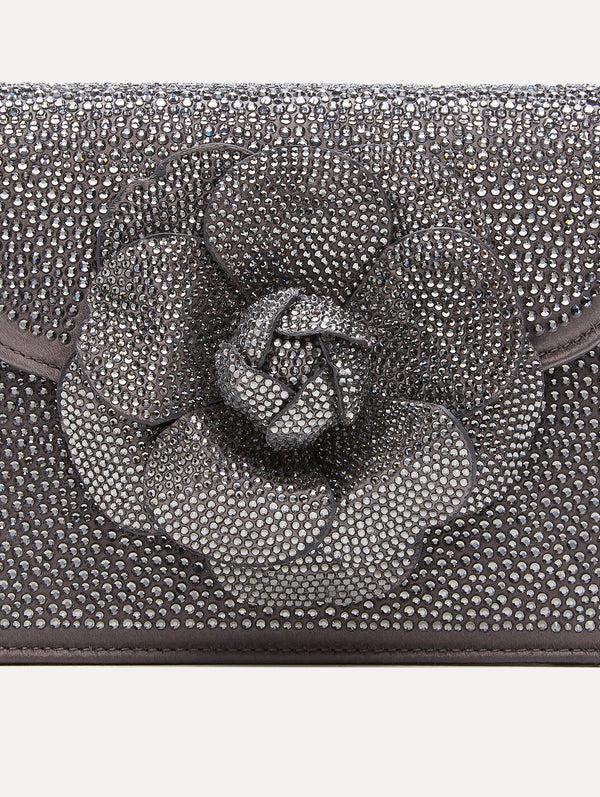 Oscar De La Renta Crystal Pavé Mini TRO Bag