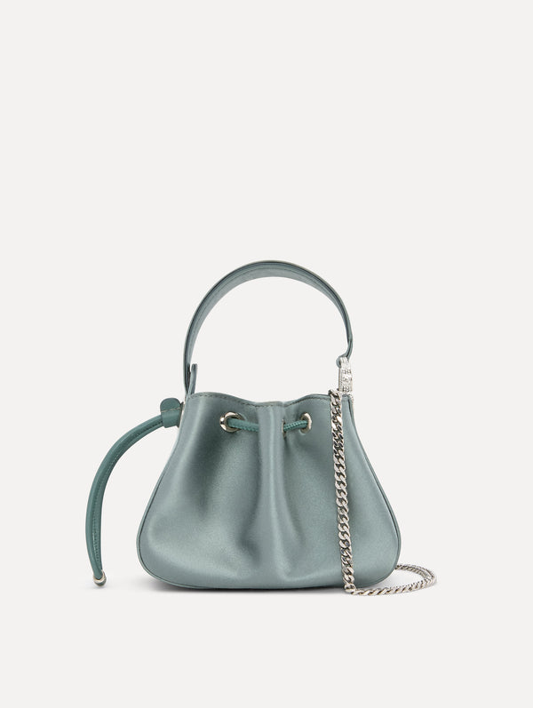 Oscar De La Renta Crystal Pavé Nano O Handle Bag