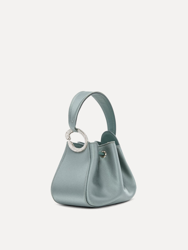 oscar de la renta Crystal Pavé Nano O Handle Bag