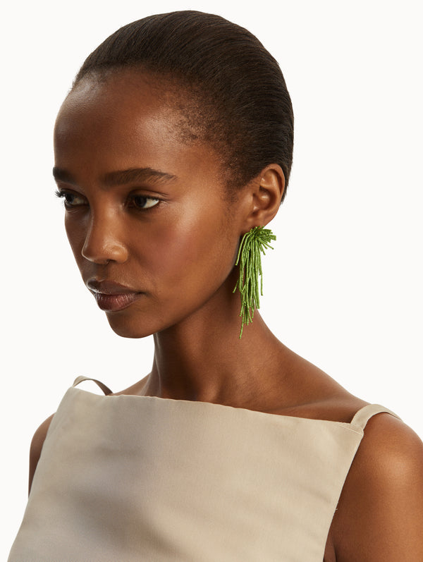 Oscar De La Renta Firework Tassel Earrings