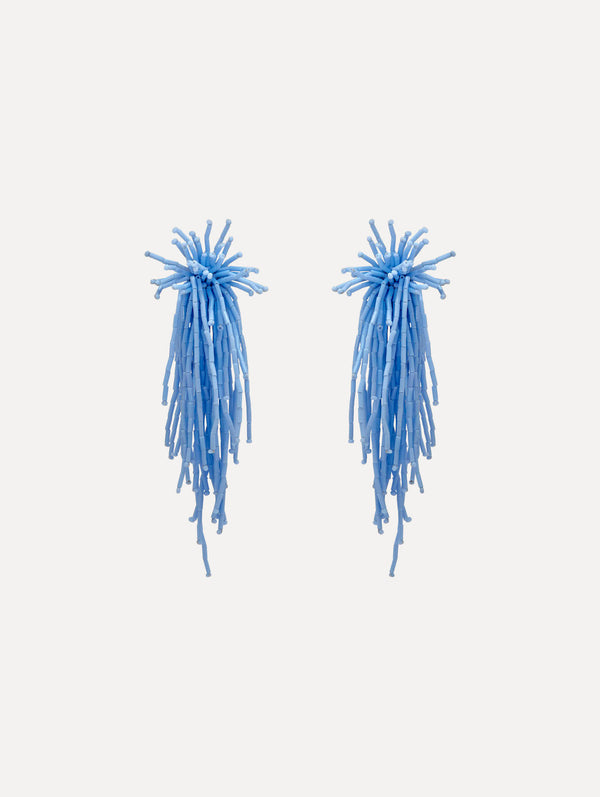oscar de la renta Firework Tassel Earrings