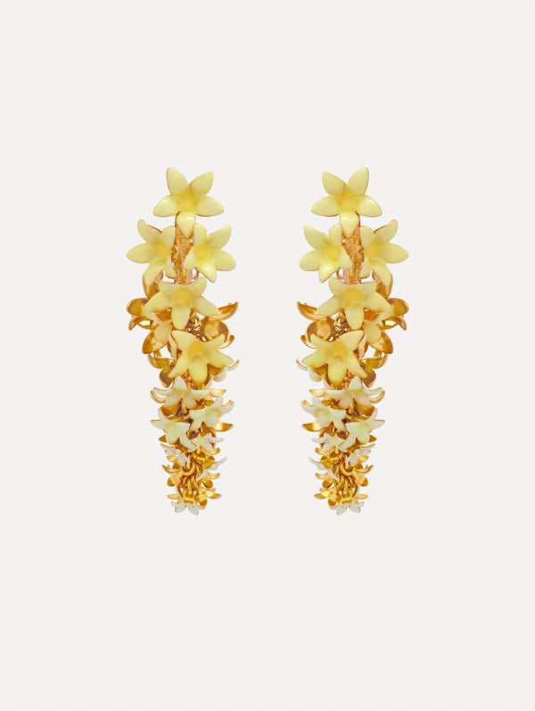 oscar de la renta Foxglove Earrings