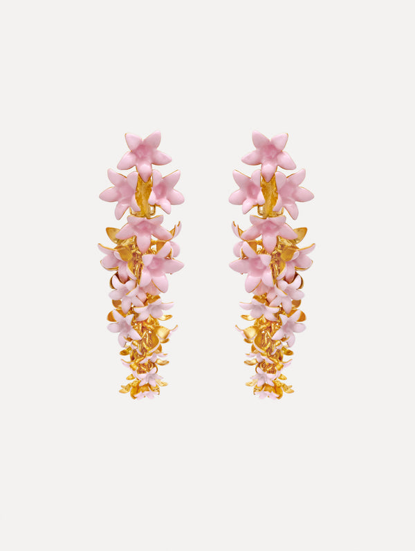 oscar de la renta Foxglove Earrings