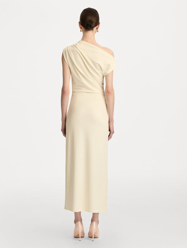 Oscar De La Renta Foxglove Sketch Jersey Dress