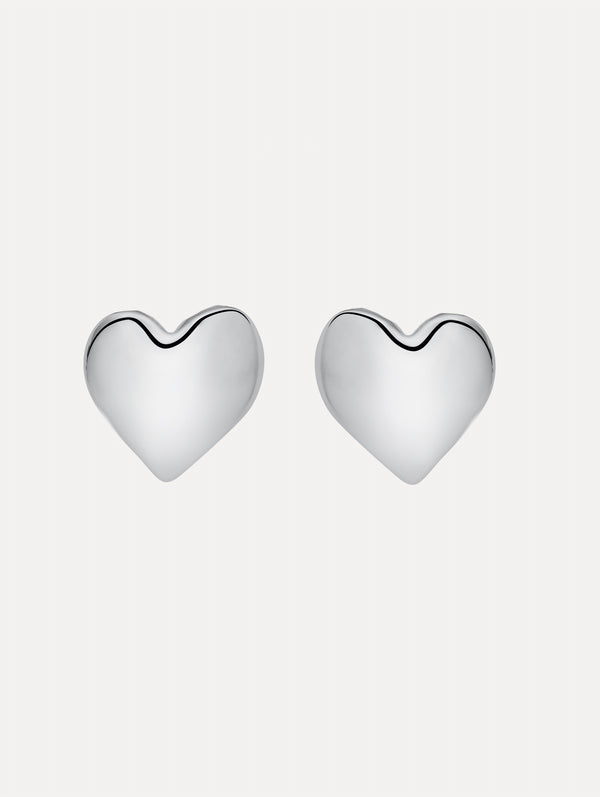 oscar de la renta Heart Clip-On Earrings