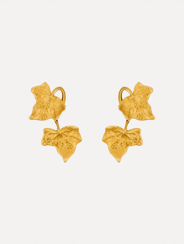 oscar de la renta Ivy Vine Drop Earrings