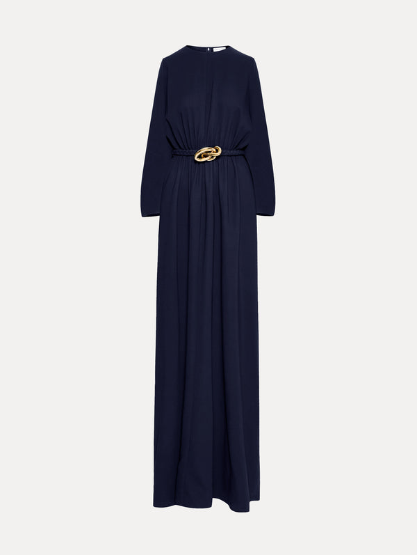 oscar de la renta Knotted Belt Georgette Caftan