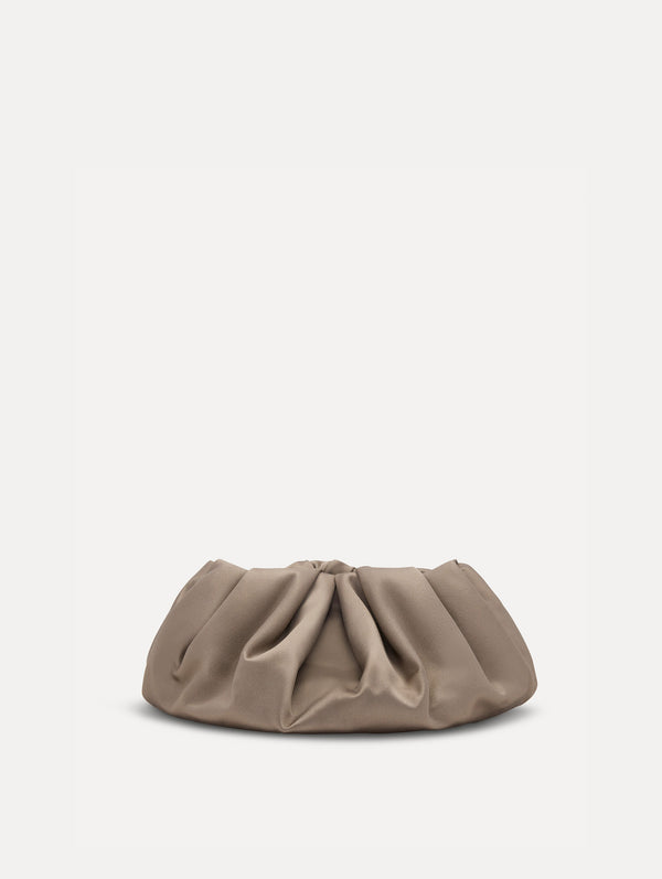 Oscar De La Renta Mini Satin Bow Clutch