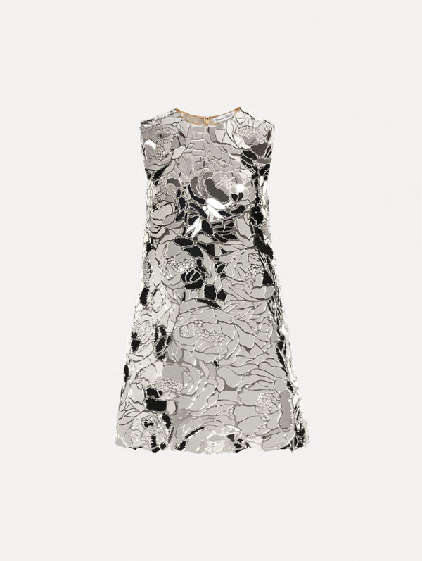 oscar de la renta Mirrored Mosaic Shift Dress