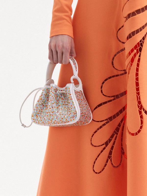 Oscar De La Renta Nano Confetti Pavé O Handle Bag