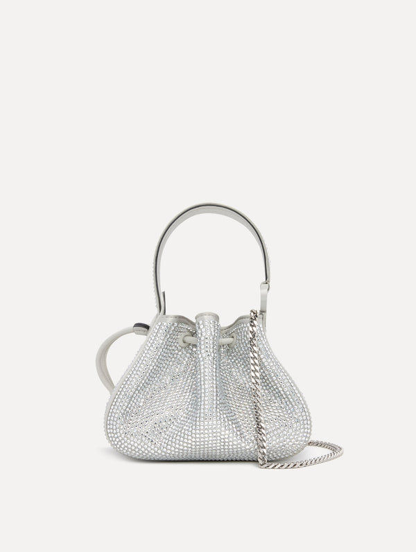 Oscar De La Renta Nano Crystal Pavé O Handle Bag