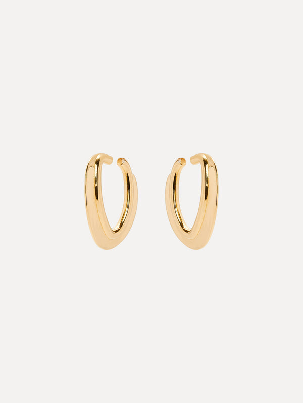 oscar de la renta O Disk Hoop Earrings