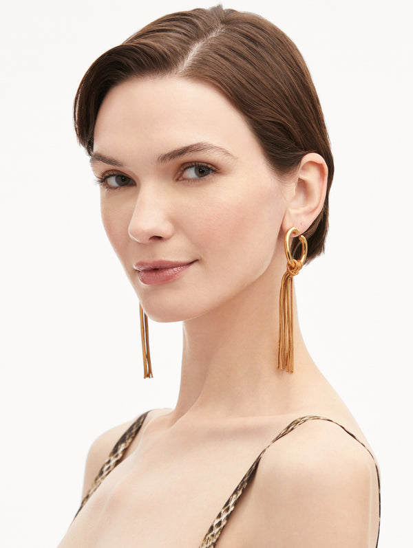 Oscar De La Renta O Knot Earrings