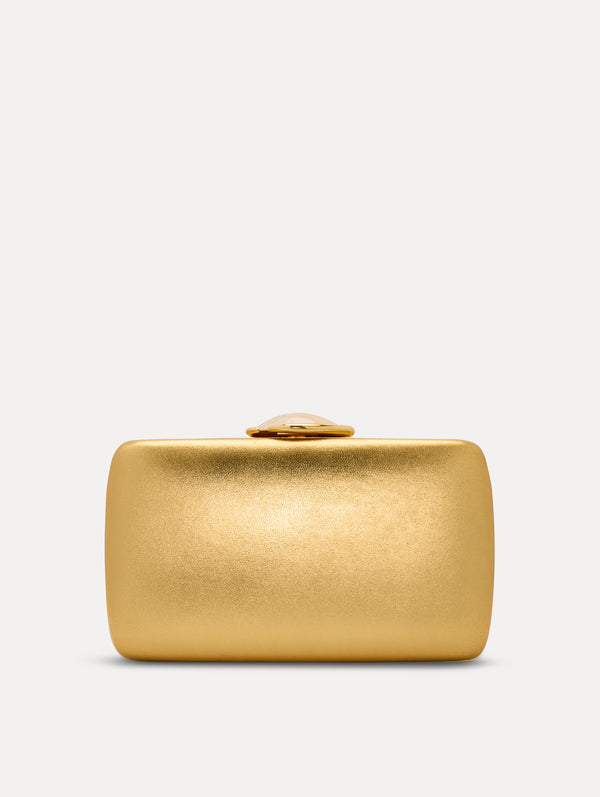 Oscar De La Renta O Metallic Minaudière