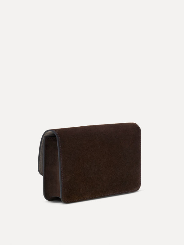 Oscar De La Renta O Pochette In Suede