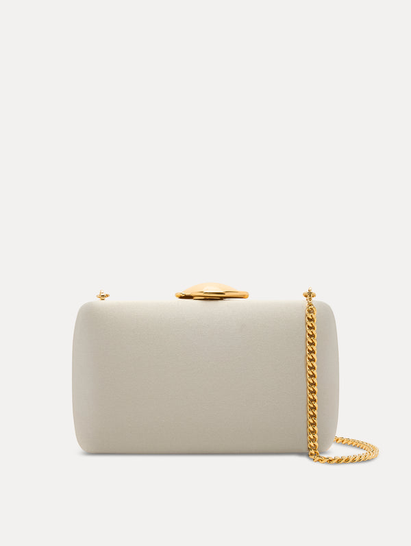 oscar de la renta O Satin Minaudière