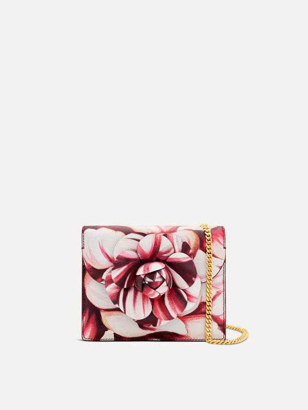 oscar de la renta Peony Printed Mini TRO Bag