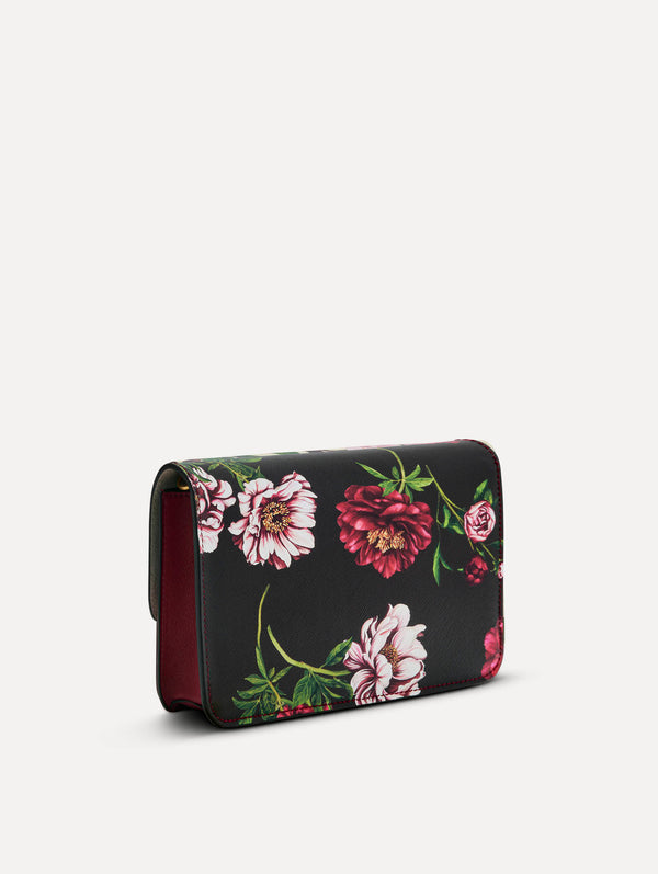 Oscar De La Renta Peony Printed O Pochette