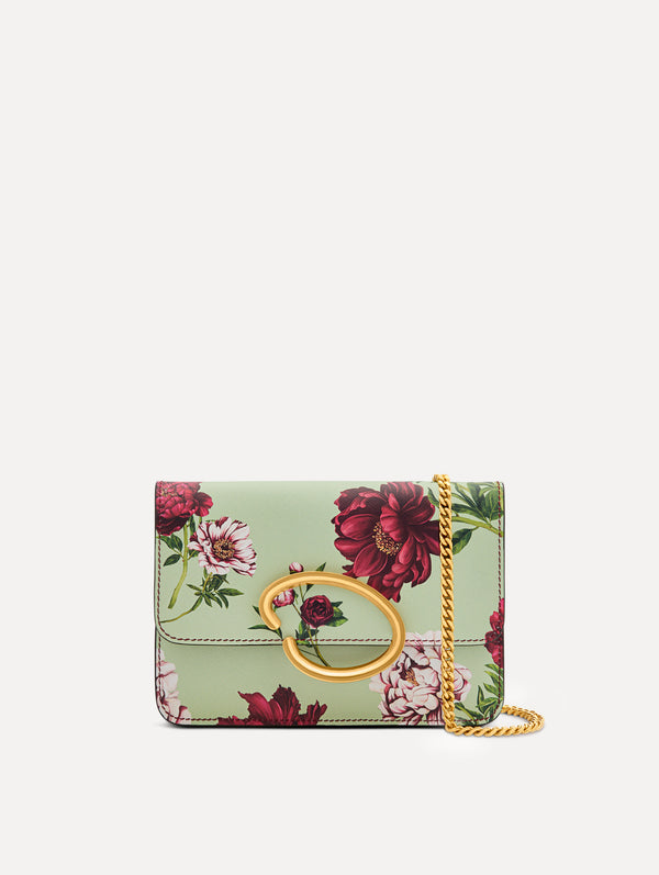 oscar de la renta Peony Printed O Pochette