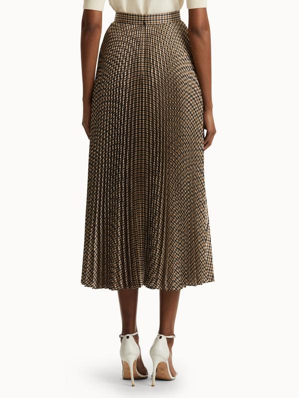 Oscar De La Renta Pied De Poule Skirt