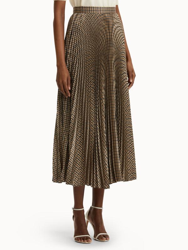 Oscar De La Renta Pied De Poule Skirt