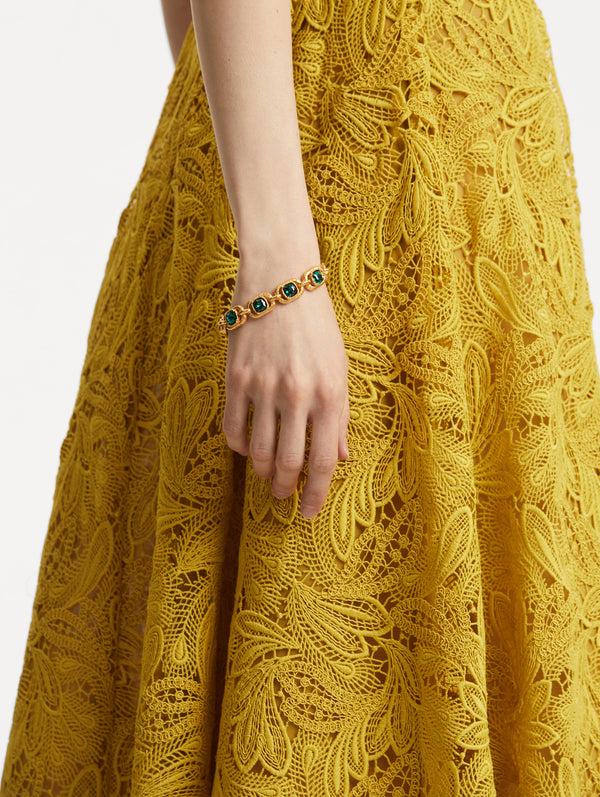 Oscar De La Renta Rectangle Crystal Bracelet