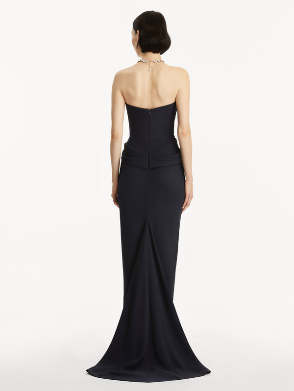 Oscar De La Renta Rubber Lace Cady Gown