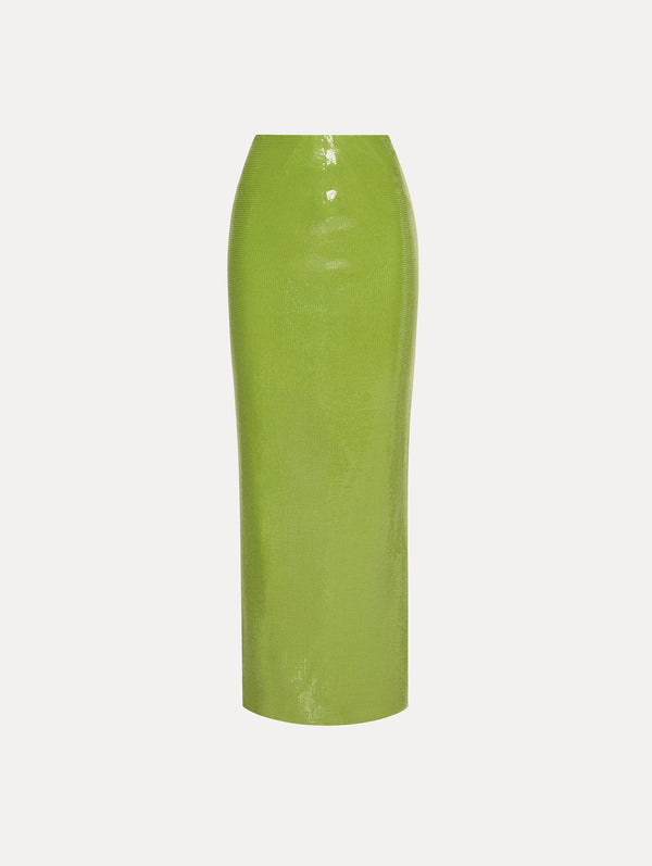 oscar de la renta Sequin Jersey Pencil Skirt