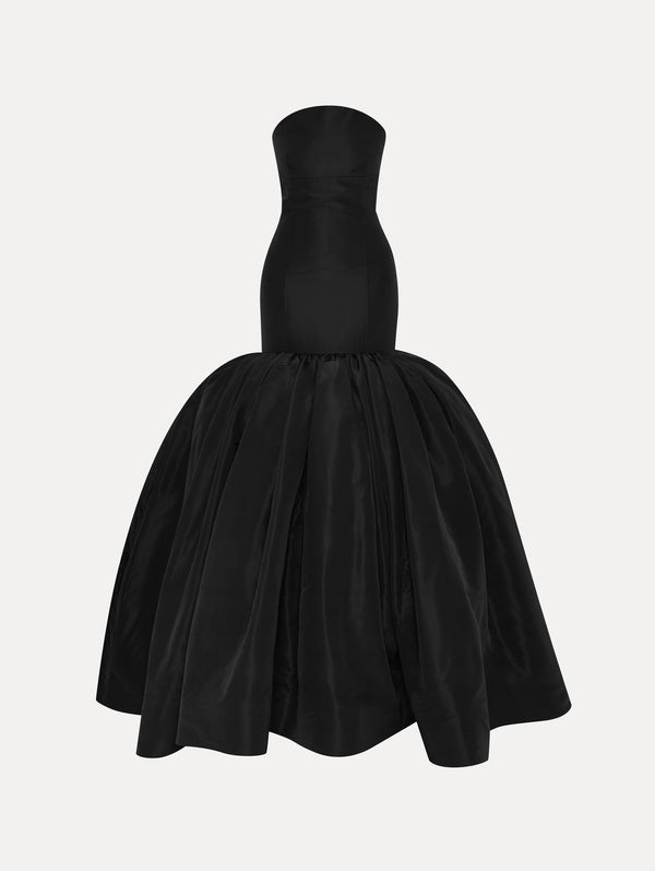 oscar de la renta Silk Faille Mermaid Gown