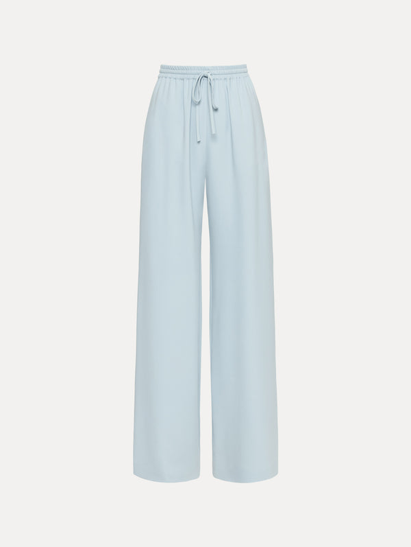 oscar de la renta Silk Georgette Drawstring Pant