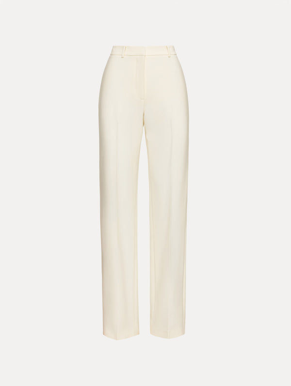 oscar de la renta Straight-Leg Wool Pants