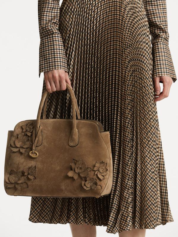 Oscar De La Renta The Ivy In Suede