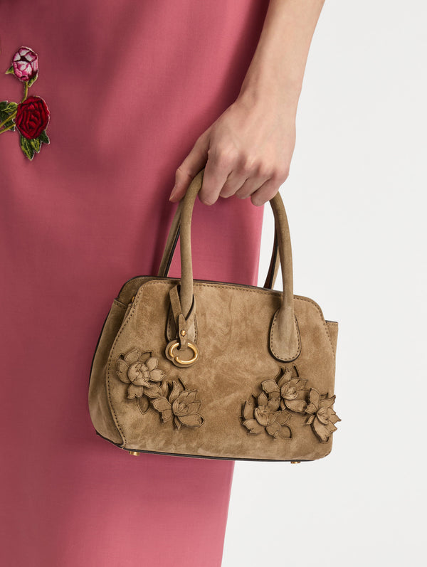 Oscar De La Renta The Mini Ivy In Suede