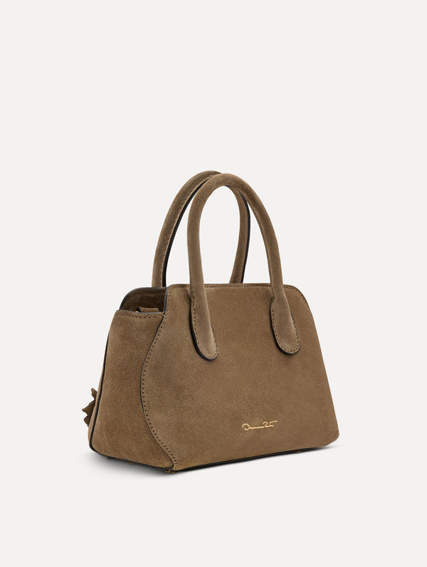 Oscar De La Renta The Mini Ivy In Suede